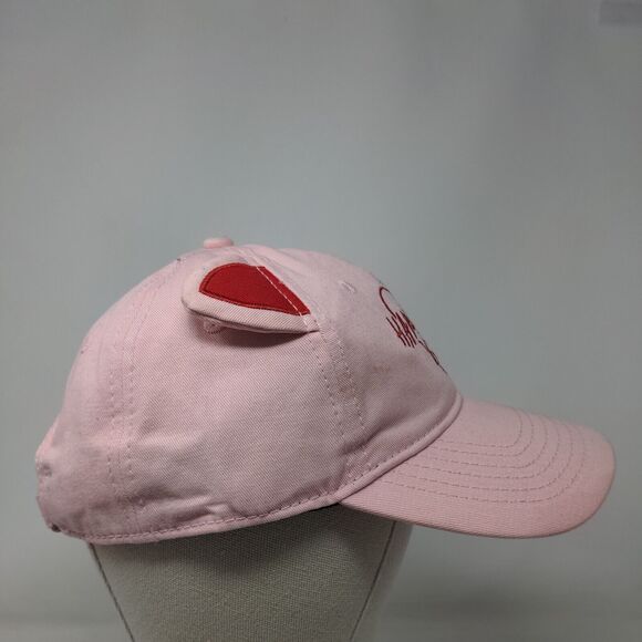 Harley Quinn Cat Ears Slideback Hat Pink OSFM Embroidered Birds Of Prey - Picture 5 of 9
